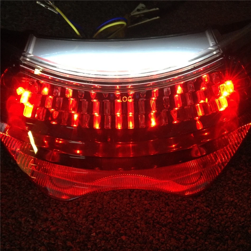 Luz trasera LED intermitente para Honda 99-00 CBR 600 F4/04-06 Honda CBR600 F4I humo Foto 4 de 4
