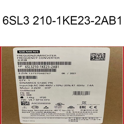 Module SINAMICS Siemens 6SL3210-1KE23-2AF1 - Variateur De Fréquence - Neuf En Boîte (origine Allemagne)