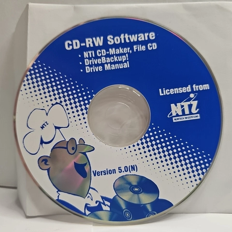 CD-RW Software For NTI CD-Maker File CD Drive Manual Backup Version 5.0 Newtech - Image 2 of 4