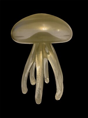 Diamond star corporation vintage glass jellyfish freestanding very rare