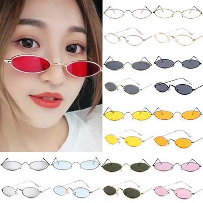 tiny oval sunglasses
