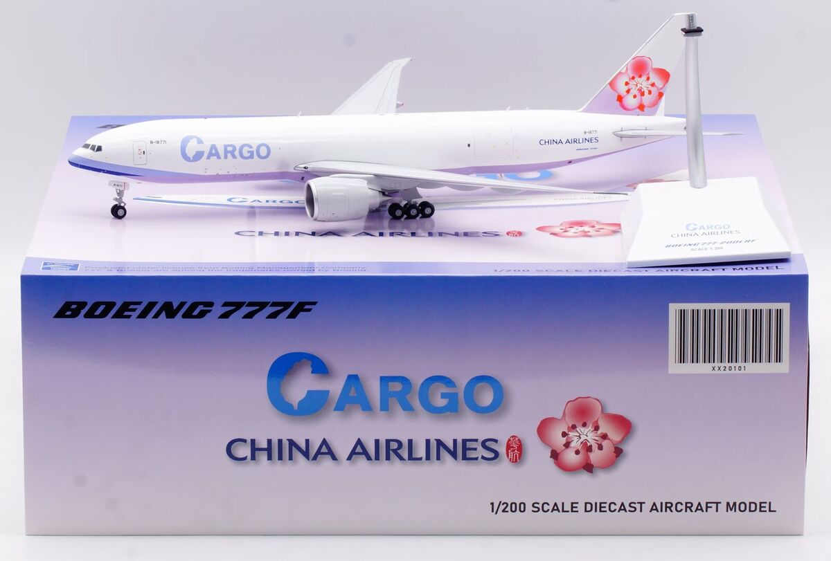 JC Wings 1:200 China Airlines Cargo Boeing B777F Diecast JC Wings 1:200 China Airlines Cargo Boeing B777F Diecast