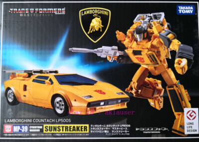 Perfect new Takara Tomy Masterpiece Mp39 Mp-39 Sunstreaker Action