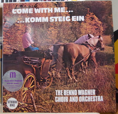THE BENNO WAGNER CHOIR AND ORCHESTRA COME WITH ME UK PRESS LP STUDIO ONE 1976