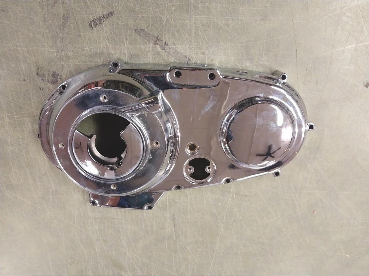 はれ様オーダー 一輪車カバーNo.318 Chrome Outer Primary Cover Harley Davidson 1994 - 2003 Sportster