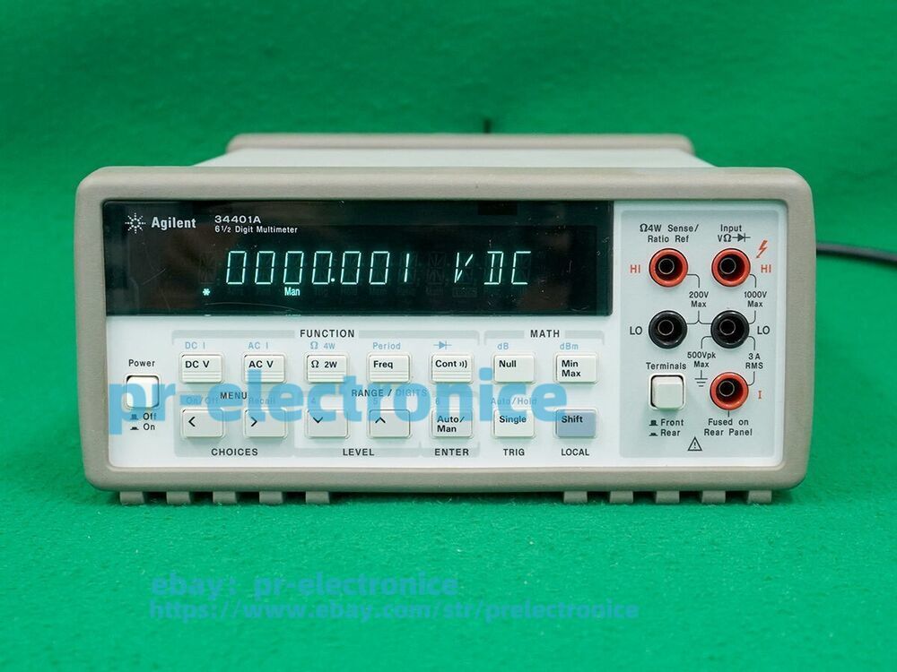 HP / Agilent 34401A Used Digital Multimeter 6½ Digit Tested & Spot