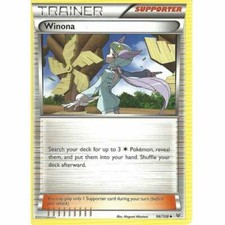 96/108 Winona Uncommon: Pokemon Trading Card Game XY-06 Roaring Skies