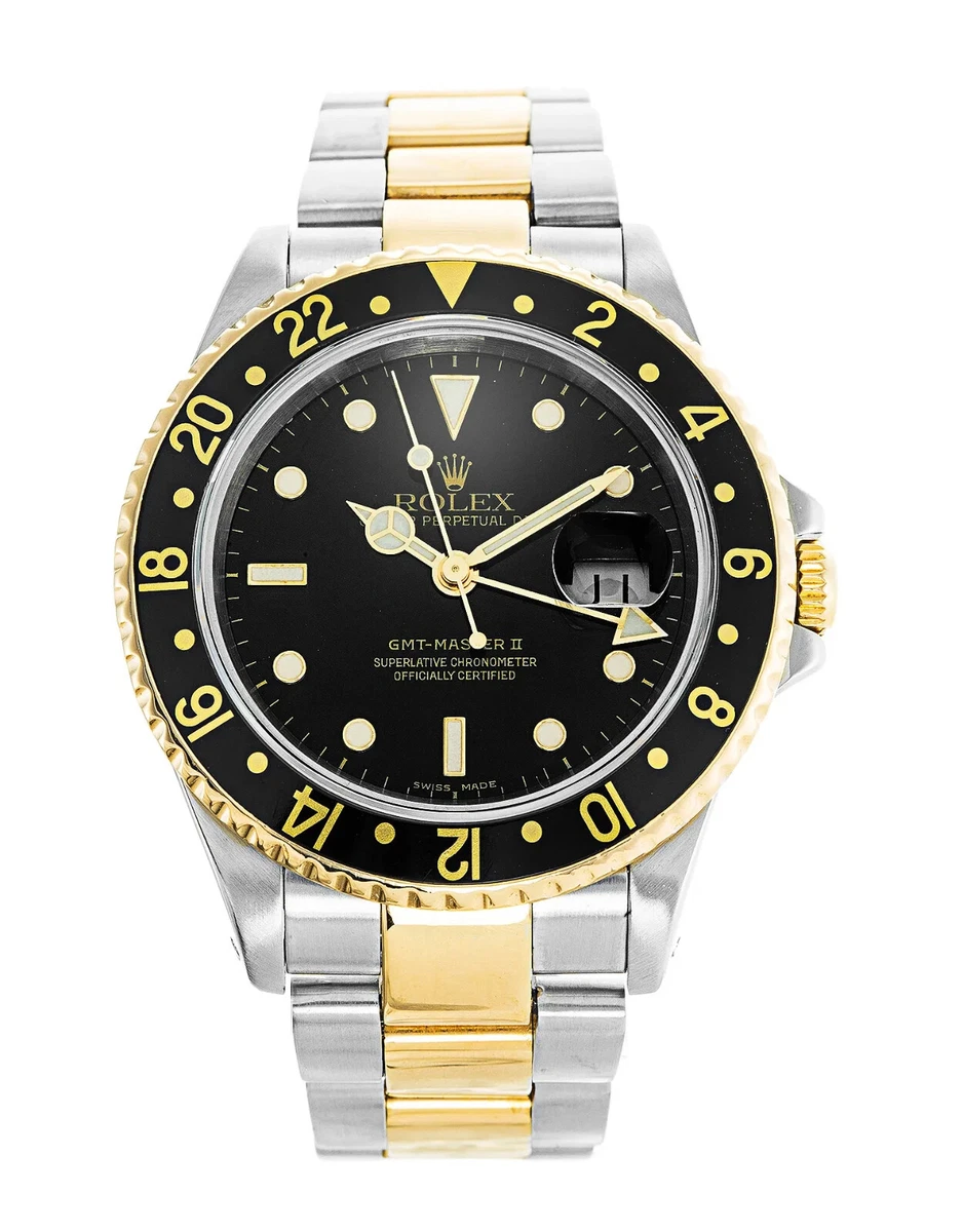 Rolex GMT Master II Men s Black Watch 16713