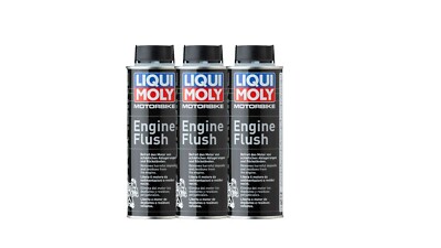 LIQUI MOLY 1657 Motorbike Engine Flush Motorrad Reiniger Motor Reinigung 3x250ml
