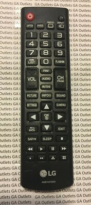Original LG AKB74475433 TV Remote Control 55LF6000 55LB5900 55LB5550 47LB5900