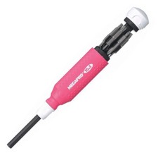 Megapro Original Pink Multi Bit Screwdriver 15 in 1 Phillips Flat Torx 151PK