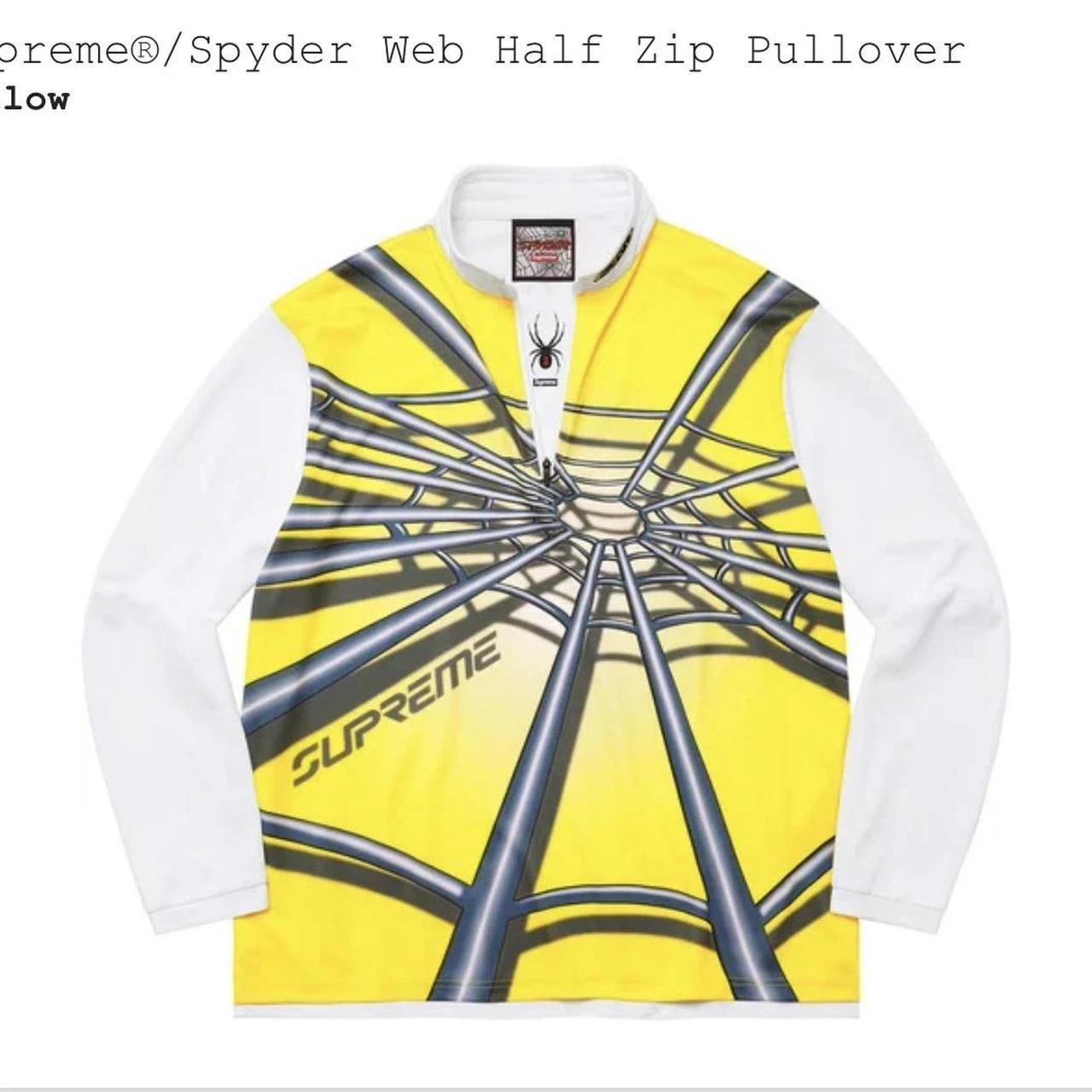 supremespyder web demi zip pull