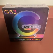 White G 63 Mini Smart dimmable Light Sound Machine wireless Fast charging