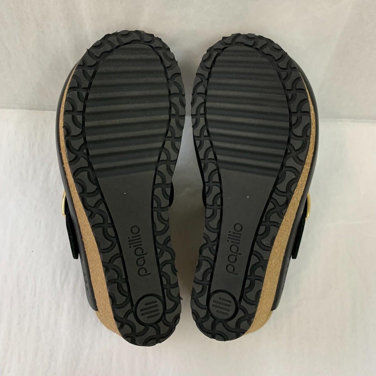 Birkenstock New w/o Box Papillio Fanny Ring Buckle Black
