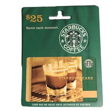 CARTE STARBUCKS 2006 " CARTE CINTRE • DOUBLE TIR " NEUVE ~ VHTF ~ TRÈS BON PRIX