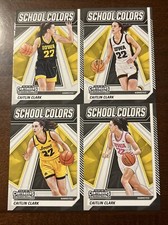 Caitlin Clark 2024 Set Of 4 Basketball Card Panini CC School Colors 1-4 SC1-SC4