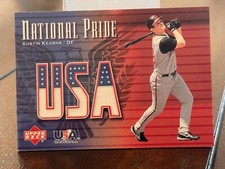 2003 Upper Deck National Pride of USA Baseball Austin Kearns Jersey Patch Card