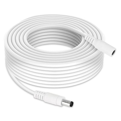 26.5FT 8M DC Power Extension Cable 5.5 mm x 2.1 mm 5521 Male to Female 12V DC...