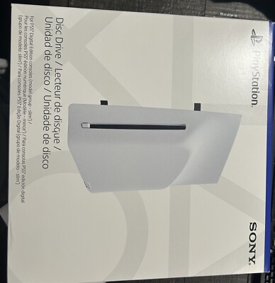 Sony Disc Drive for PS5 Digital Edition (slim) and PS5 Pro consoles. New. Sealed