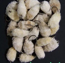 Deer Hair Bread Flies With  Barbs UK Tied Carp Mullet Garfish Trout  fly