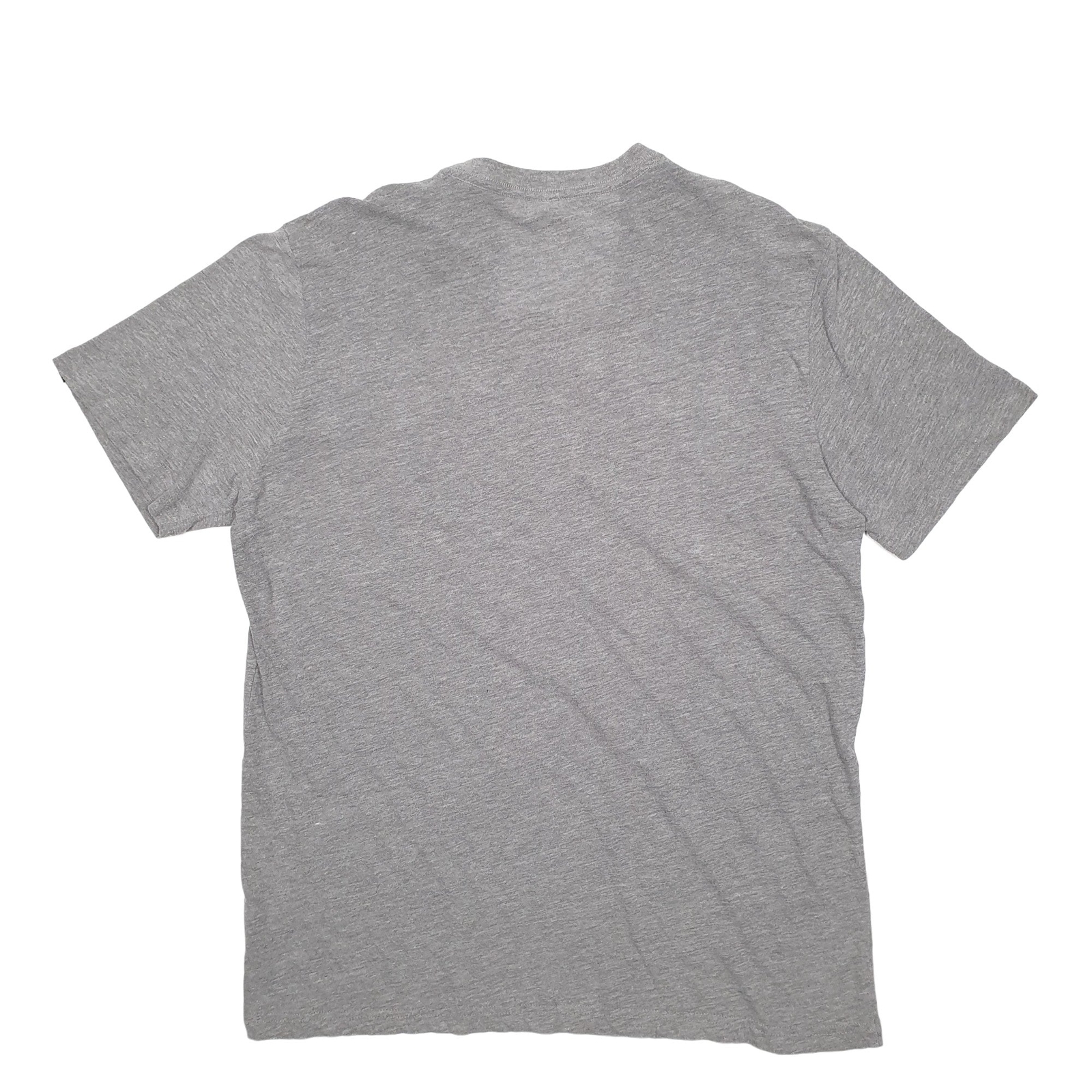PUMA Grey T Shirt Tee Spellout Short Sleeve Cotton Blend Mens L image 2
