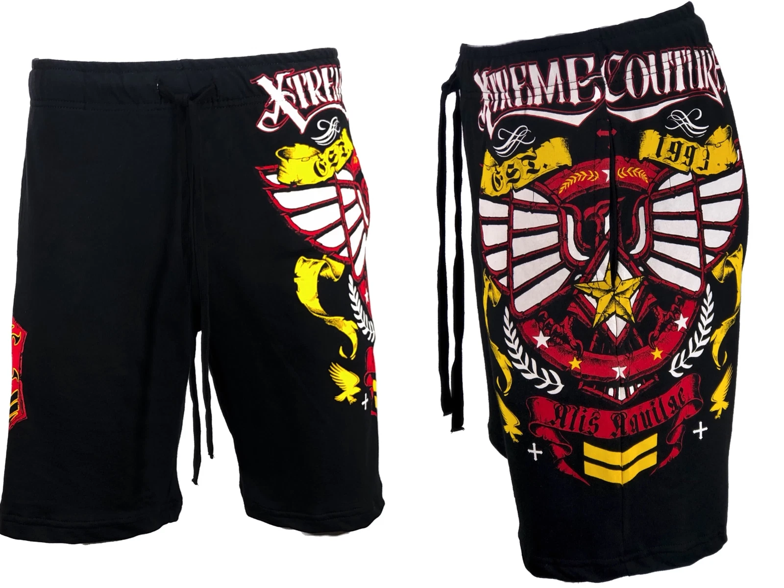 Xtreme Couture Affliction Men's Short GLIDE Sweat-short Athletic Fighter MMA