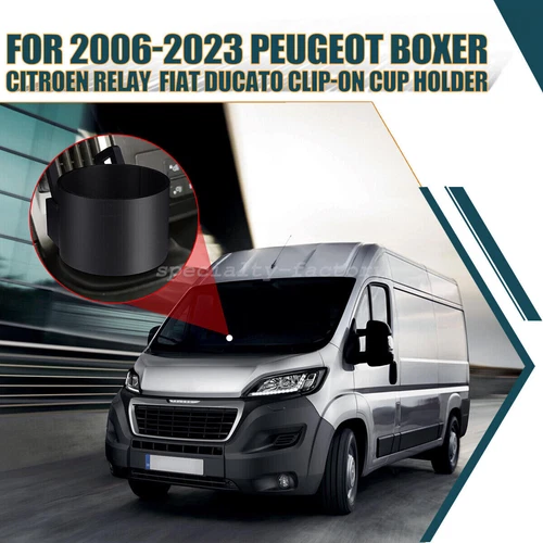 Clip-on-Getränkehalter für Peugeot Boxer, Citroën Relay und Fiat Ducato - Picture 1 of 7