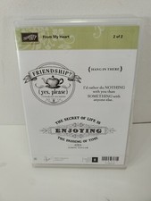 Stampin' Up "From My Heart"  Half a set 2 of 2 Retired