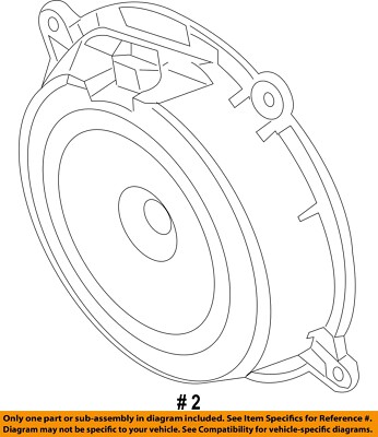 Mazda 3 BM Speaker Front BHN966960 for sale online | eBay