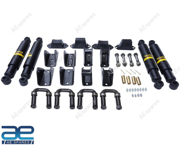 U BüGel Komplett AufhäNgung Set FüR Willys Jeep MB Gpw CJ 2A 3B M38A Truck ECS-image