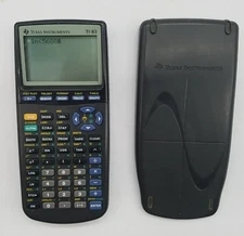 Texas Instruments TI-83 Graphing Calculator Works w/ Cover