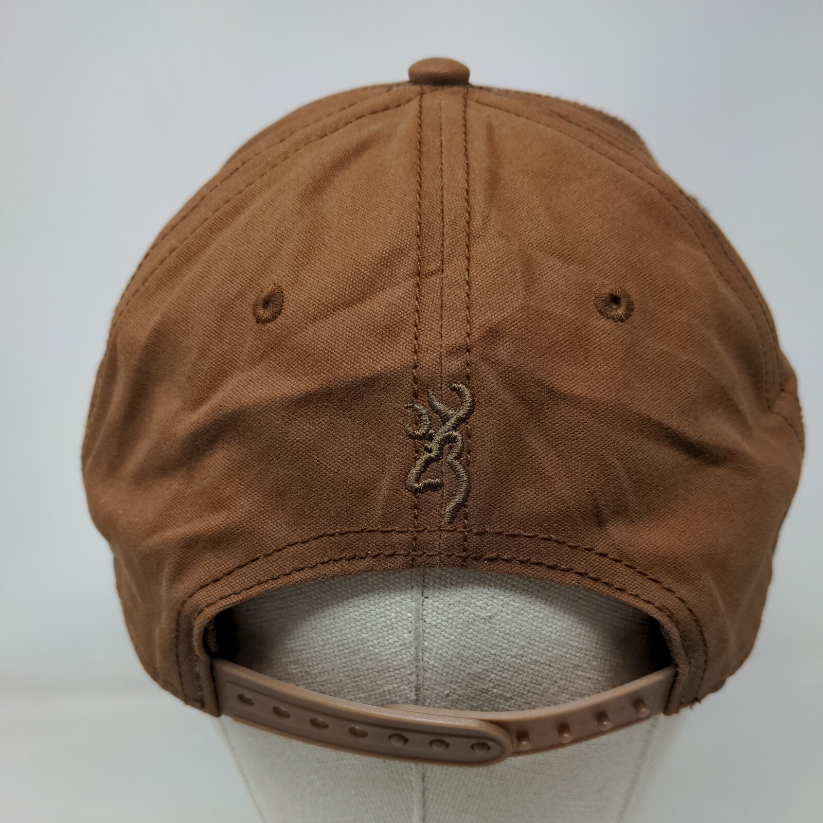 USA Flag Patch Snapback Hat Brown OSFA Vent Holes… - image 6