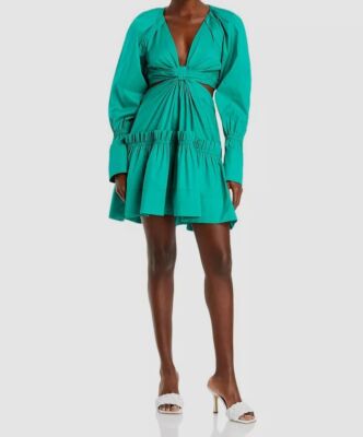 bright green long dress simple bright green chiffon prom dresses, formal party dress long fg6259 main image 1
