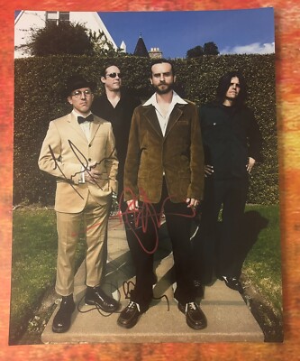 GFA Danny Carey Adam Jones Justin TOOL Band Unterschrift 11x14 Foto COA