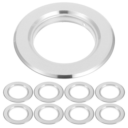 10 PIEZAS Protectores de Casas para Pájaros Protectores de Agujeros para Casa de Pájaros Protectores de Metal - Imagen 7 de 12
