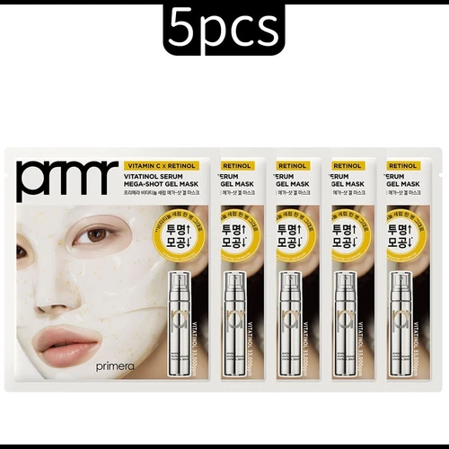 5 pcs Primera vitatinol serum mega-shot gel mask SET / overnight mask pack prmr - Picture 1 of 1