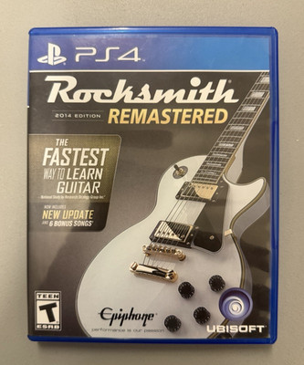 Rocksmith (2014 Edition Remastered) PS4 - No Cable - FANTASTIC CONDITION!!!