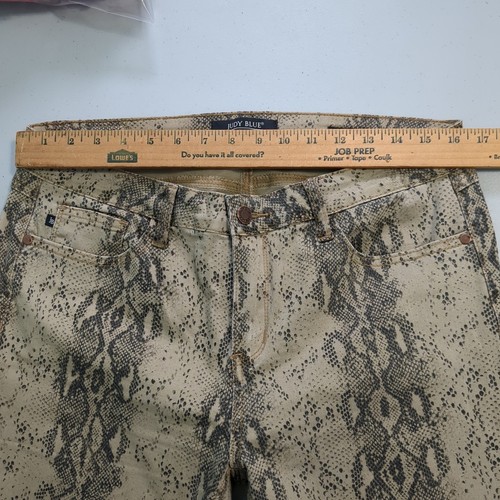 Judy Blue Skinny Fit Womens Size 13/32 Mid Rise Snakeskin Print Jeans - Picture 3 of 5