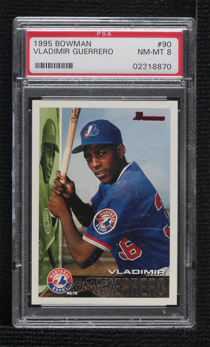 1995 Bowman Vladimir Guerrero #90 PSA 8 HOF 0ls