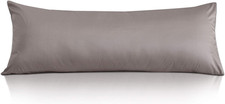 Body Pillow Cover, 100 Cotton, 800 Thread Count, Soft Breathable Long Pillow Ca