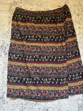 Vintage Chaus Floral Skirt Woman  s Size 24