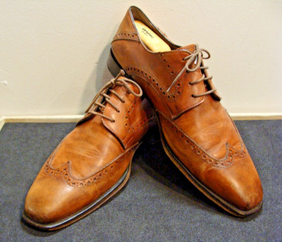 VERO-Cuoio -Herren Business-Braun-Leder Schnürschuhe -EU:42 (Frühjahrsputz )
