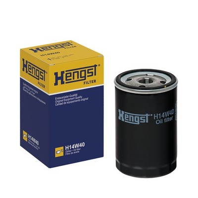 Ölfilter anschraubbar 122 mm HENGST FILTER für u.a. MERCEDES-BENZ 124