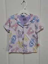 New with Tags Cloudco Care Bears Girls 2 PC Pj Set Sleep Pajamas Size 4
