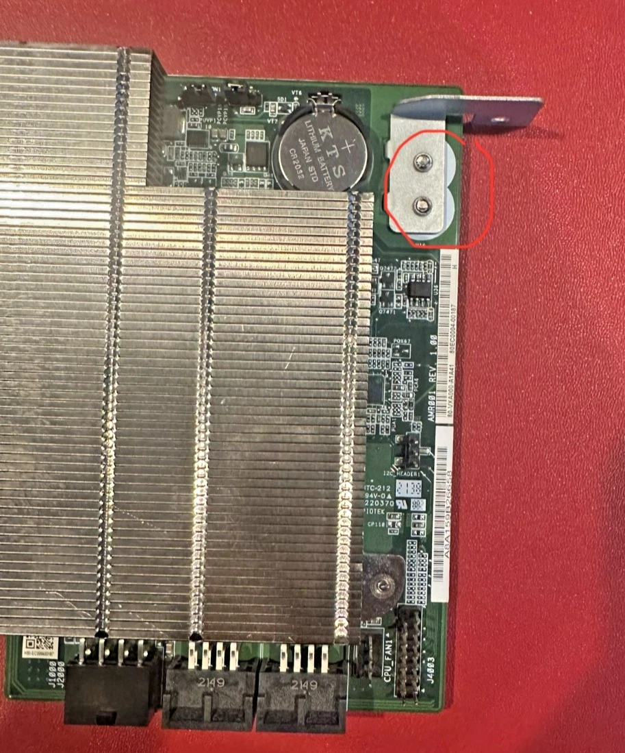 Removing first baffle