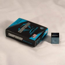 Silver Cup/ Championship Billiard Chalk - ONE Dozen Powder Blue 