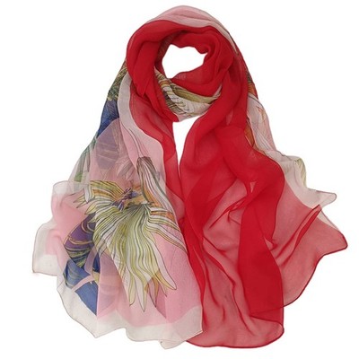 Seidentücher Damen Seiden Tuch Damen mit Schlichtem Muster Eleganter Sommer S...