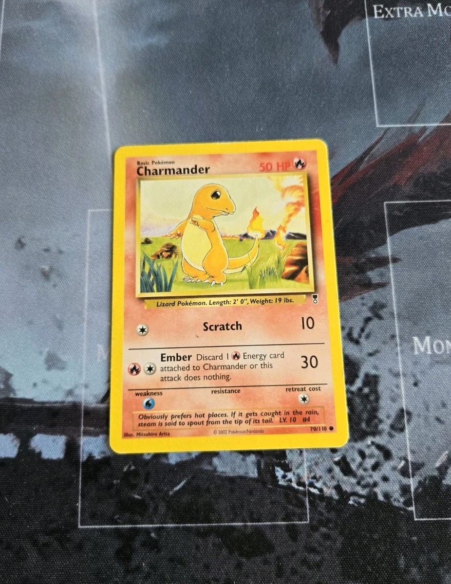 Charmander 70/110 Legendary Collection Regular Pokémon Card Vintage MP