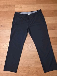 Under Armour Men's Match Play Golf Pants Flat Front Black 42x32