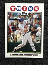 MICHAEL CUDDYER #393 2008 Topps Baseball QTY Minnesota Twins